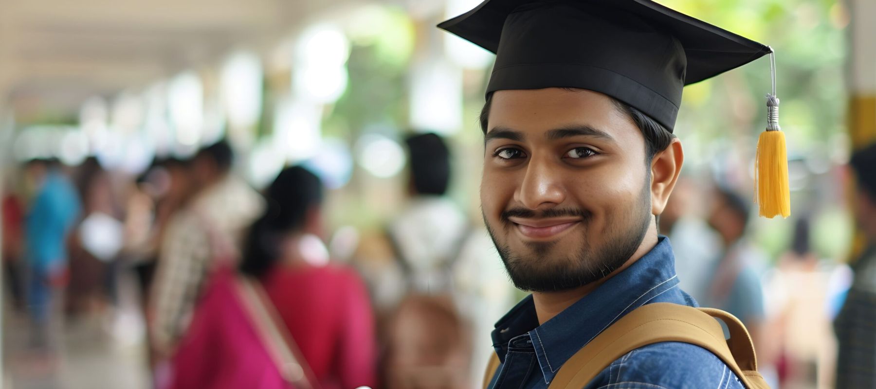 student ready to start study in india from Nepal journey to fulfil their career goal.