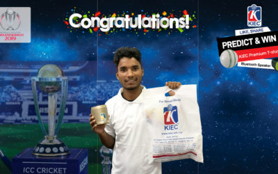 Congratulations!!! “ICC Cricket World Cup Predict & Win” Winner