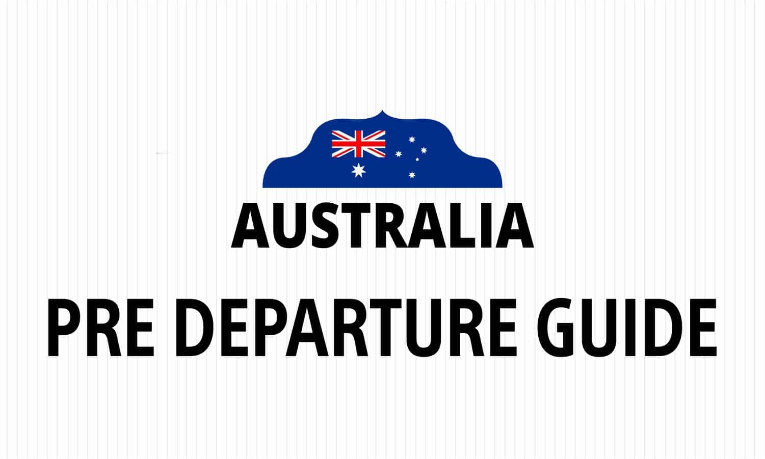 Australia Departure