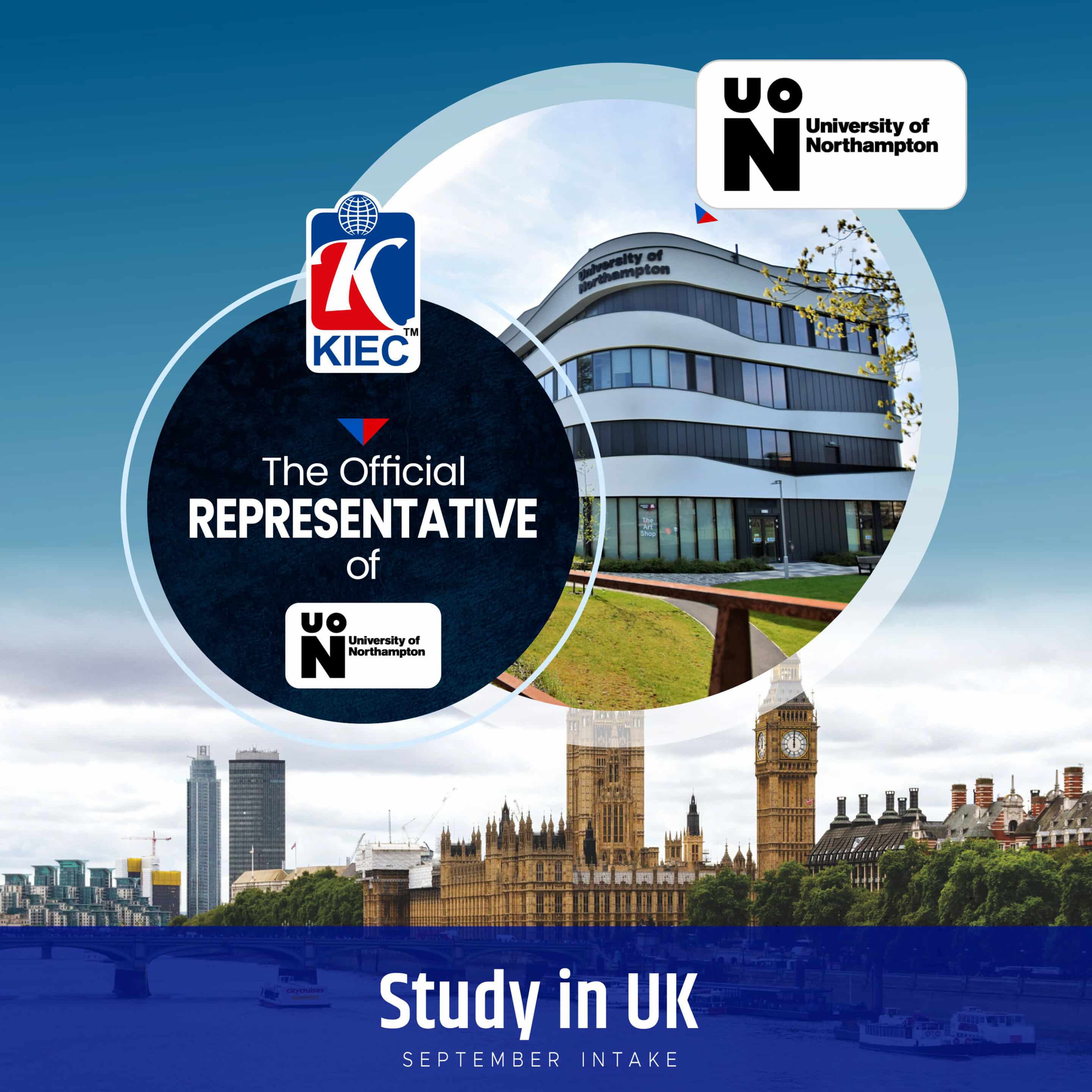 KIEC is an official representative of University of Northampton