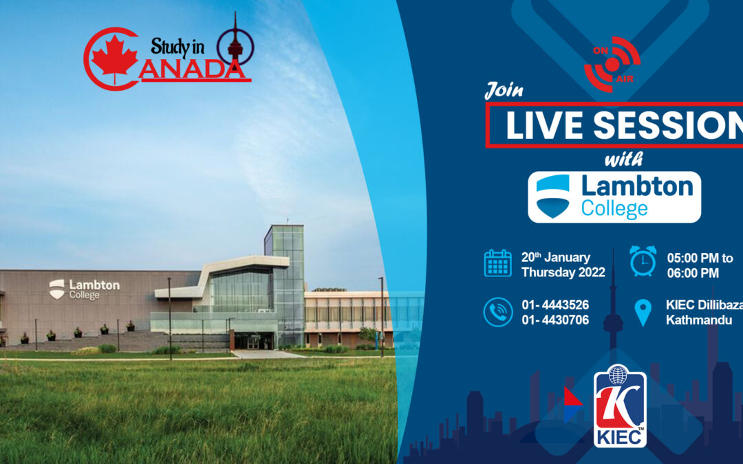 Join Live Session with Lambton College, Canada