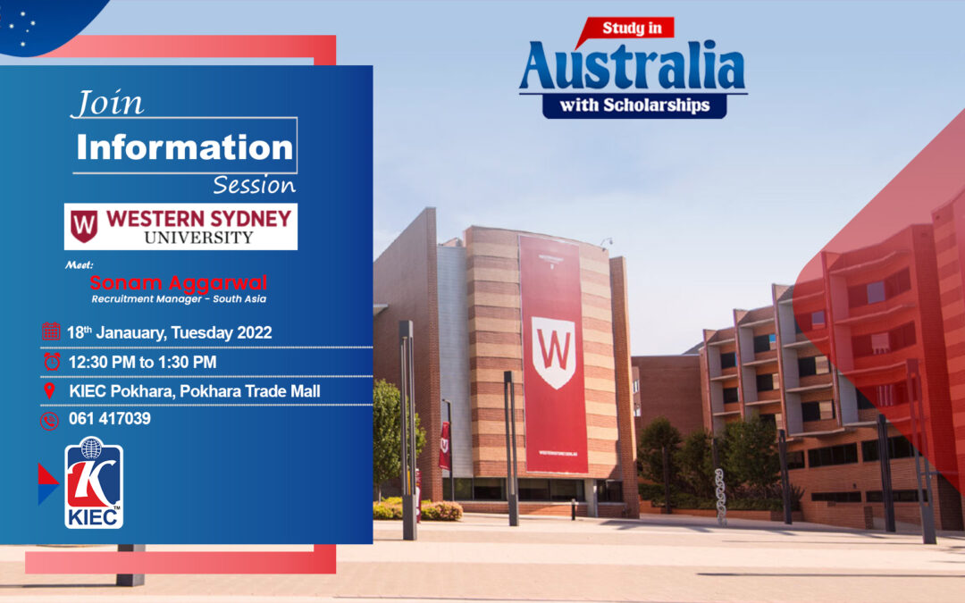 Join Information Session with Western Sydney University, Australia