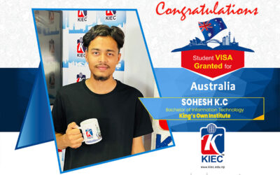 Sohesh K.C | Australian Visa Granted