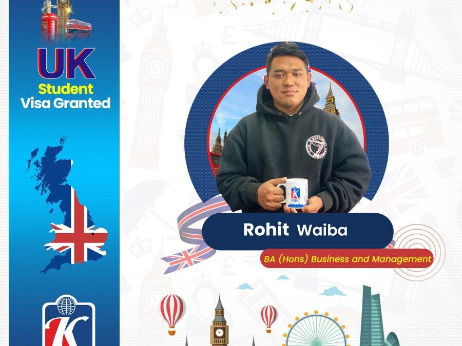 Rohit Waiba | UK Student Visa Granted