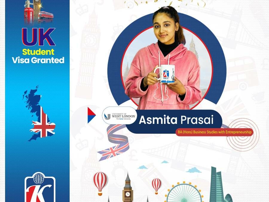 Asmita Prasai | UK Student Visa Granted