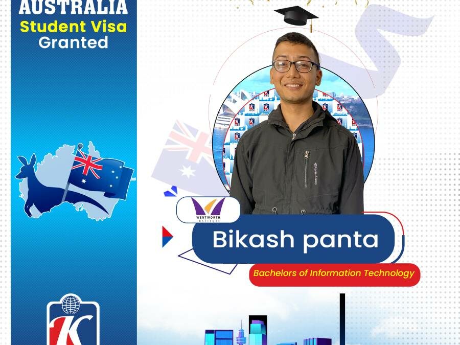 Bikash Patna | Australia Student Visa Granted