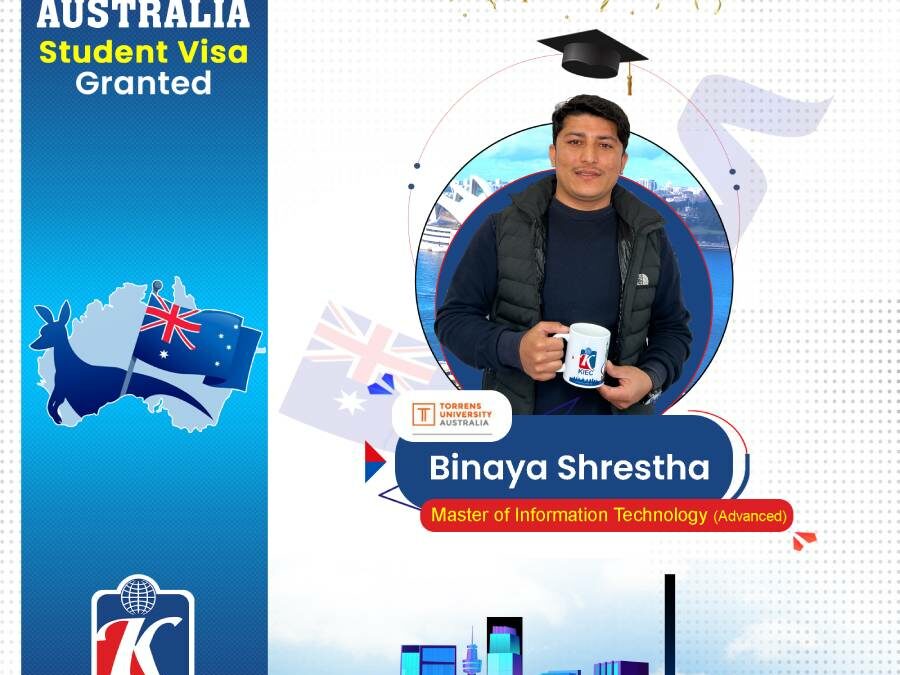 Binaya Shrestha | Australia Study Granted
