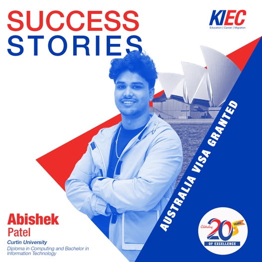 Student receiving visa for study in Australia from Nepal, a glimpse of success story from KIEC